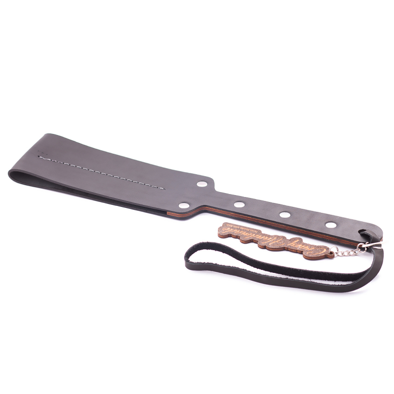 Паддл "Crazy Handmade" черный, кожа 