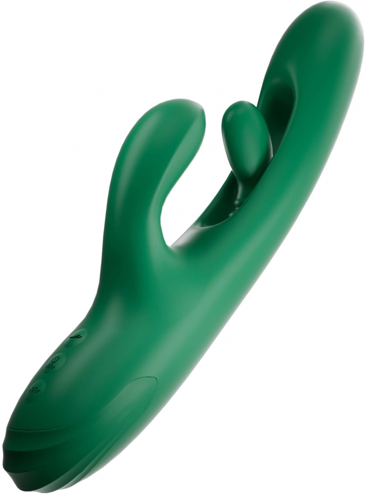 Вибратор для точки G и клитора "Amovibe Zenora" зеленый 