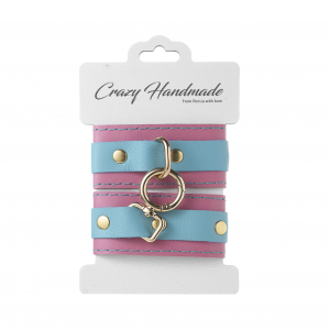 Наручники "Crazy Handmade" мультиколор, кожа